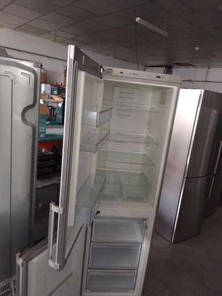 Nevera Bosch combi acero inoxidable