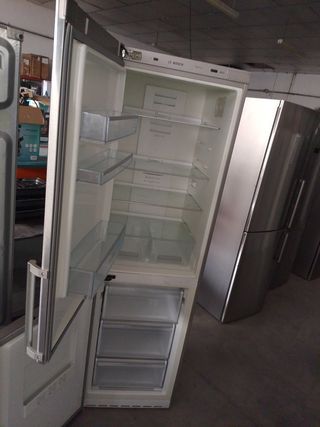 Nevera Bosch combi acero inoxidable