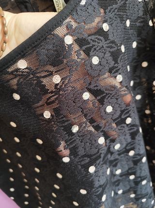 Blusa negra Stradivarius