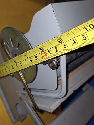 Antigua Imprenta hojalata año 1959 Manutex