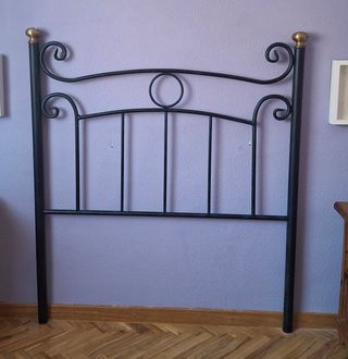 Cabecero forja 105cm - Azul oscuro