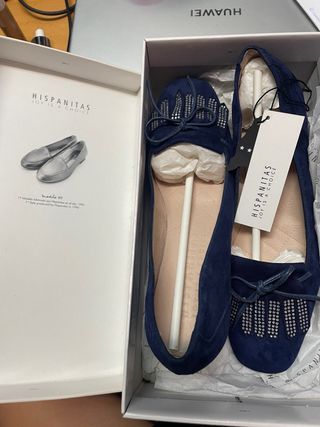 Zapatos Hispanitas Azul Marino 