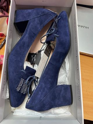 Zapatos Hispanitas Azul Marino 