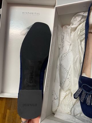 Zapatos Hispanitas Azul Marino 