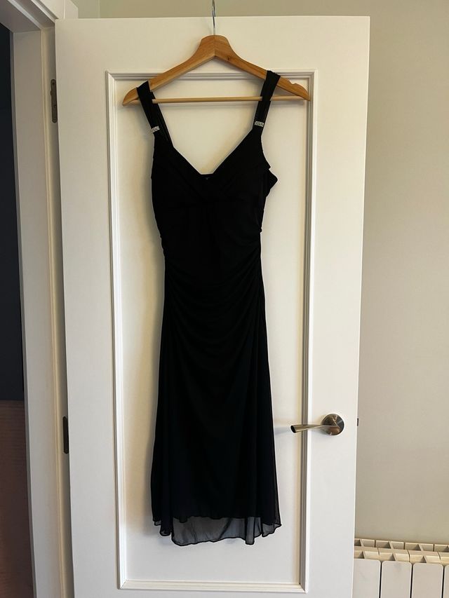 Vestido negro fiesta S