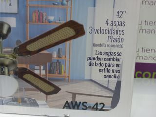 VENTILADOR TECHO ARTROM AWS42 MARRON