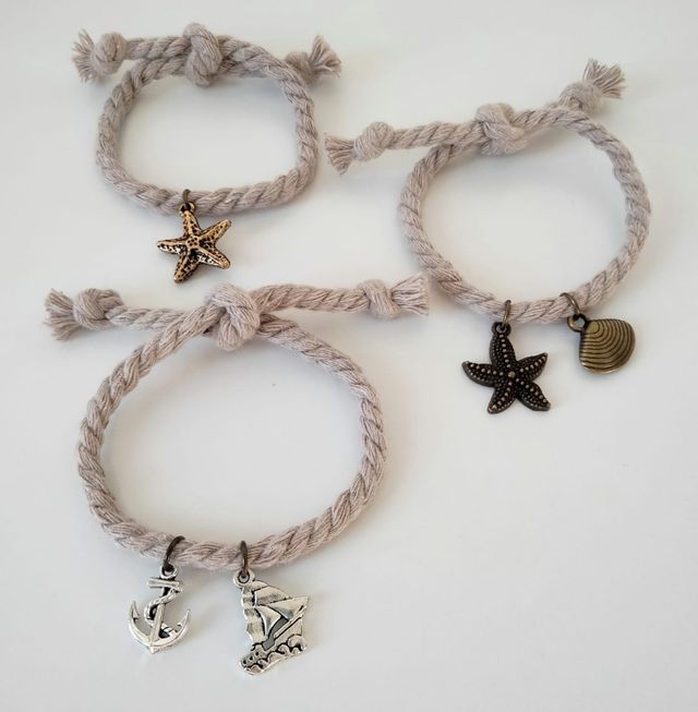 Bracciale in corda linea mare