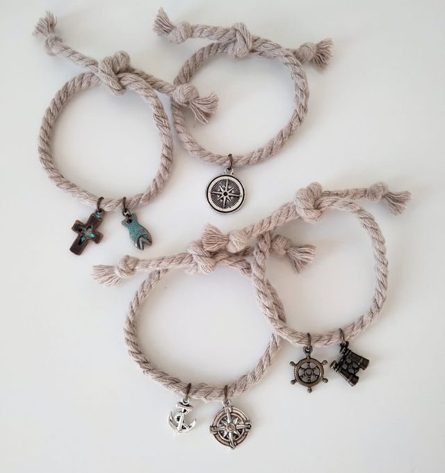 Bracciale in corda linea mare