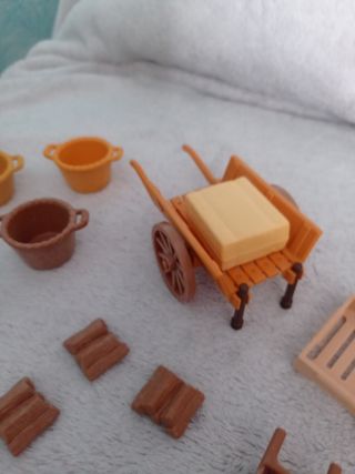 Playmobil: Troncos cortados para diorama o belen