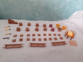 Playmobil: Troncos cortados para diorama o belen