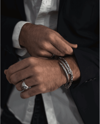 Pulsera hombre acero quirúrgico 
