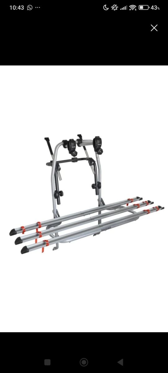 Portabicicletas menabo para furgoneta 3 bicis