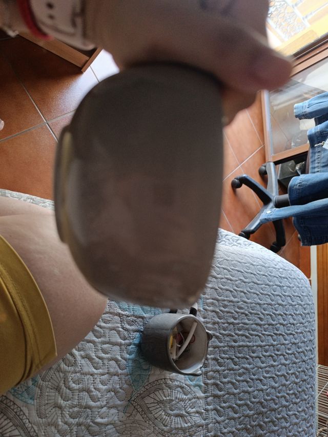 Taza mapache - cerámica