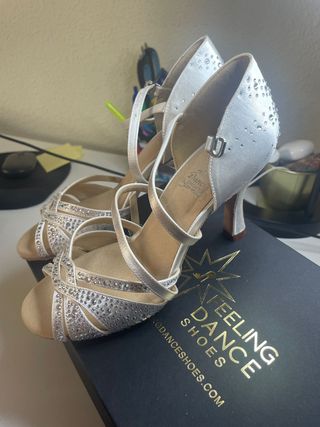 Zapatos baile Feeling Dance blancos 37