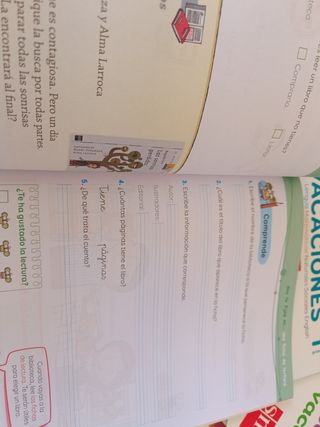 Cuatro libros de vacaciones primero primaria