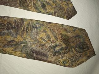 Cravatta Luca e Lorenzo seta marrone-oro