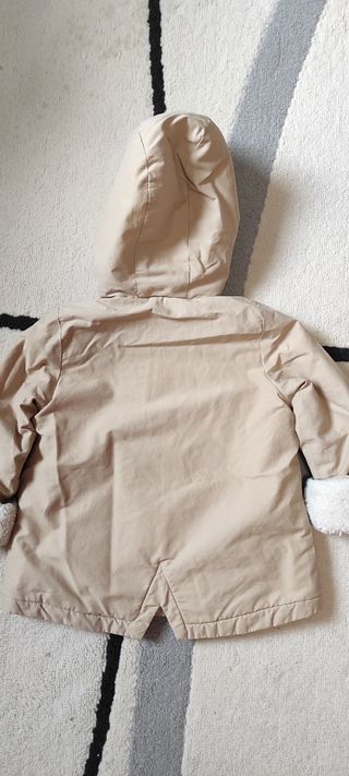 Cazadora Mango niña 86cm beige