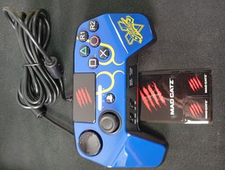 Mad Catz FightPad Pro PS3/PS4 - Azul
