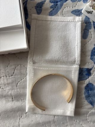 Pulsera Dior dorada y multicolor