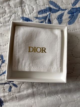 Pulsera Dior dorada y multicolor