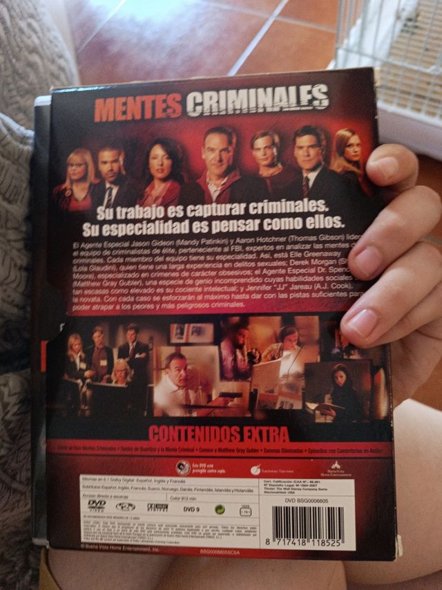 Mentes Criminales - Temporada 1 DVD