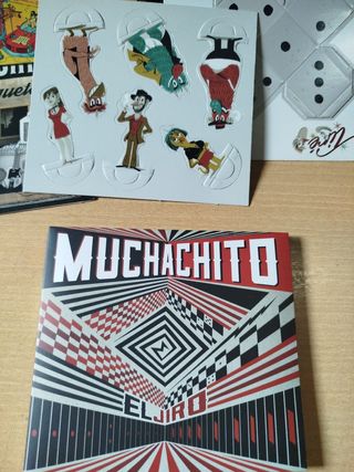 Caja CD + maqueta+ juego + comic
Muchachito bombo