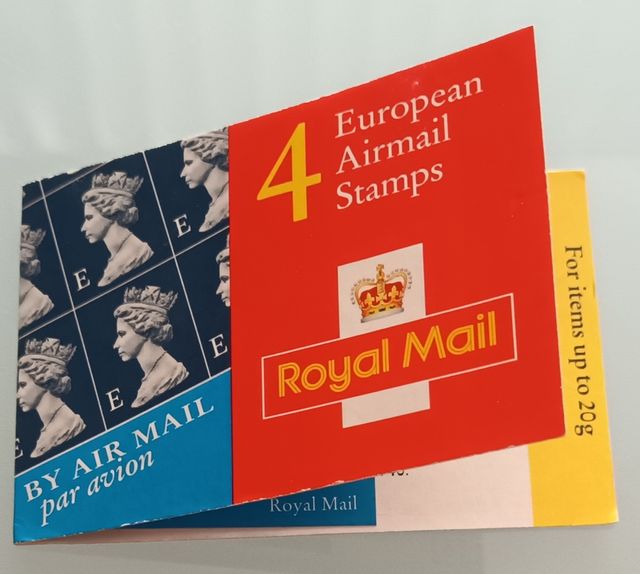 3 Francobolli Air mail Royal Mail anni 90