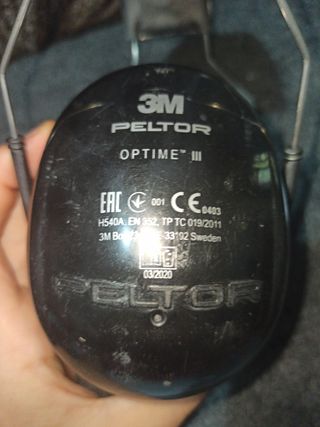 Cascos protección auditiva