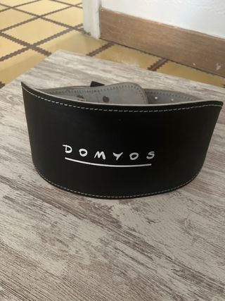 Cinturón Levantamiento Pesas Domyos