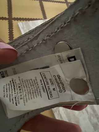 Cinturón Levantamiento Pesas Domyos