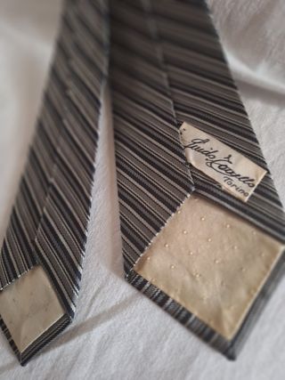 Cravatta vintage elegante Guido Tonello misto seta