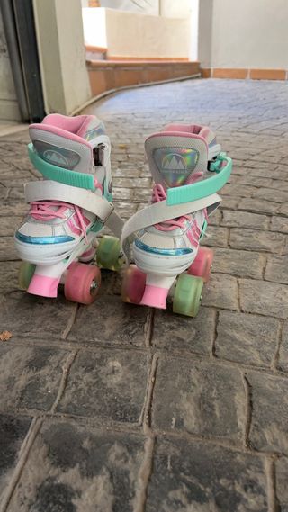 Patines Sawyer niña - Rosa y Verde