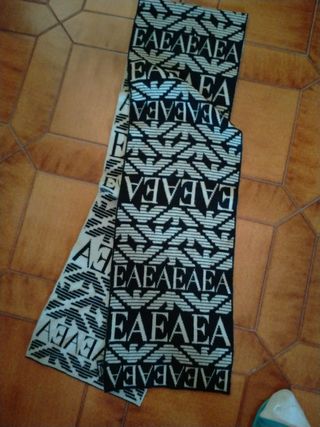 Sciarpa Emporio Armani beige/nera
