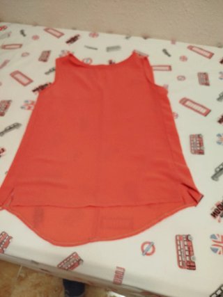 blusa color coral completamente nueva