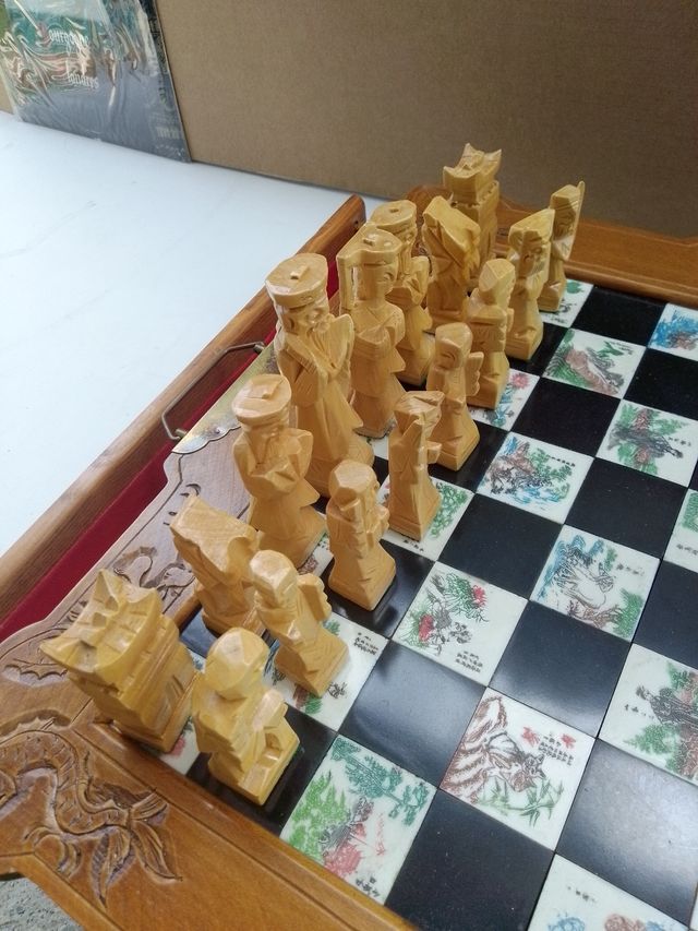 Scacchiera vintage anni '70 Base di gioco cm 48x48