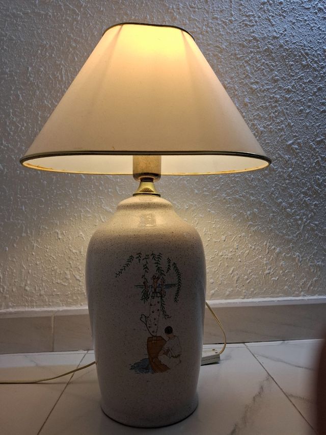 Lámpara mesa cerámica 50cm