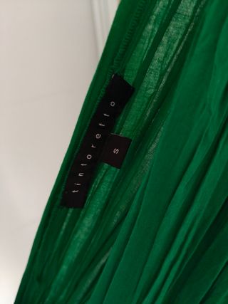 Vestido Tintorretto verde talla S