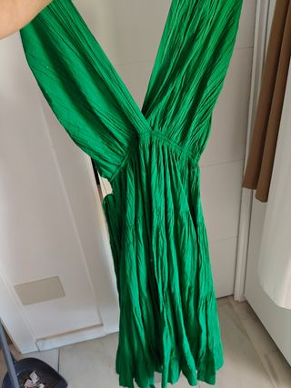 Vestido Tintorretto verde talla S