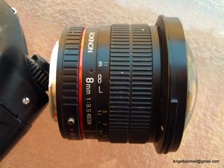 Zenit 212k + Objetivo Ojo de Pez