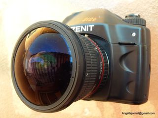Zenit 212k + Objetivo Ojo de Pez