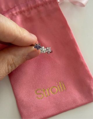 Anello Stroili fiori zircone
