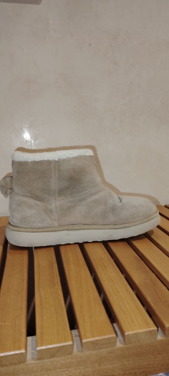 Botas invierno beige | Piel sintética MANGO n°36