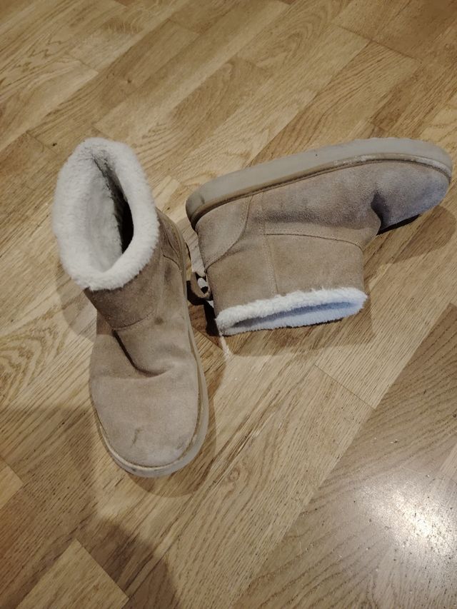 Botas invierno beige | Piel sintética MANGO n°36