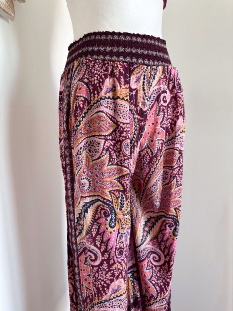 Palazzo estampado paisley - boho chic