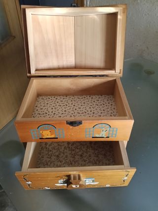 Caja Recuerdo Madera Vintage