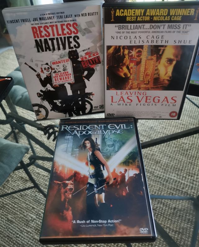 3 DVD: Comedia, Terror & Drama