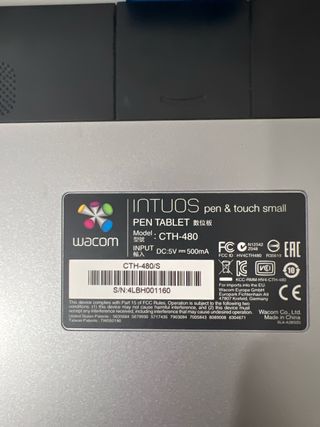 Wacom CTH480 Tableta gráfica