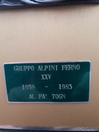 Targa Alpini Fermo -XXV- 1958-1983