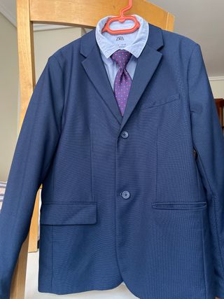 Traje Americana talla13/14 4 piezas