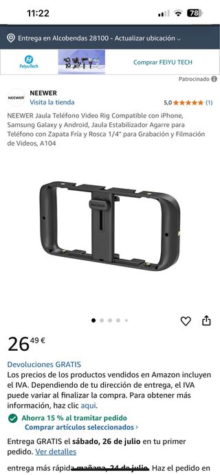 NEEWER Jaula Video Rig iPhone